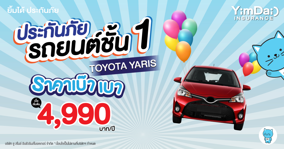 ประกันภัยรถยนต์ ชั้น 1